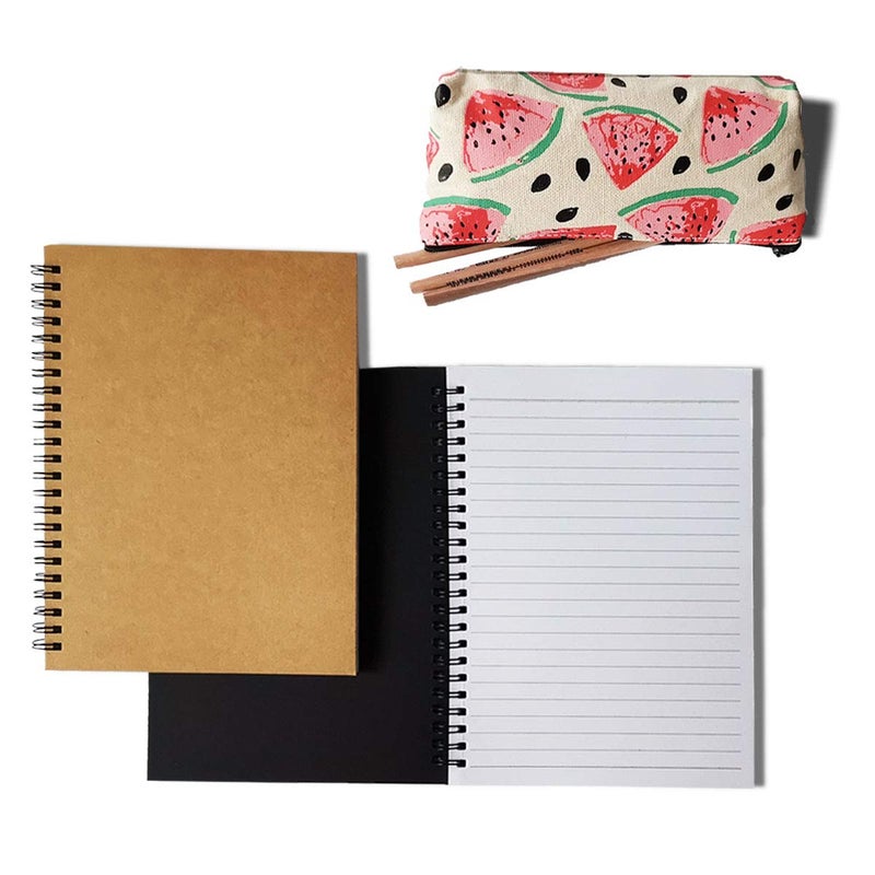Twinkle Spiral Notebook, College Ruled Notebook, Thick Paper 1 Subject, 3 Pack, 60 Sheets, 6''*8'' (Line, Black) - Image 5